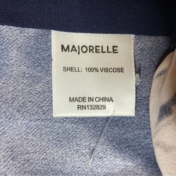 Majorelle Floral Tie-Front Crop Top - Picture 7 of 7